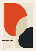 Modern Art & Form No.01｜ミッドセンチュリーモダンポスター