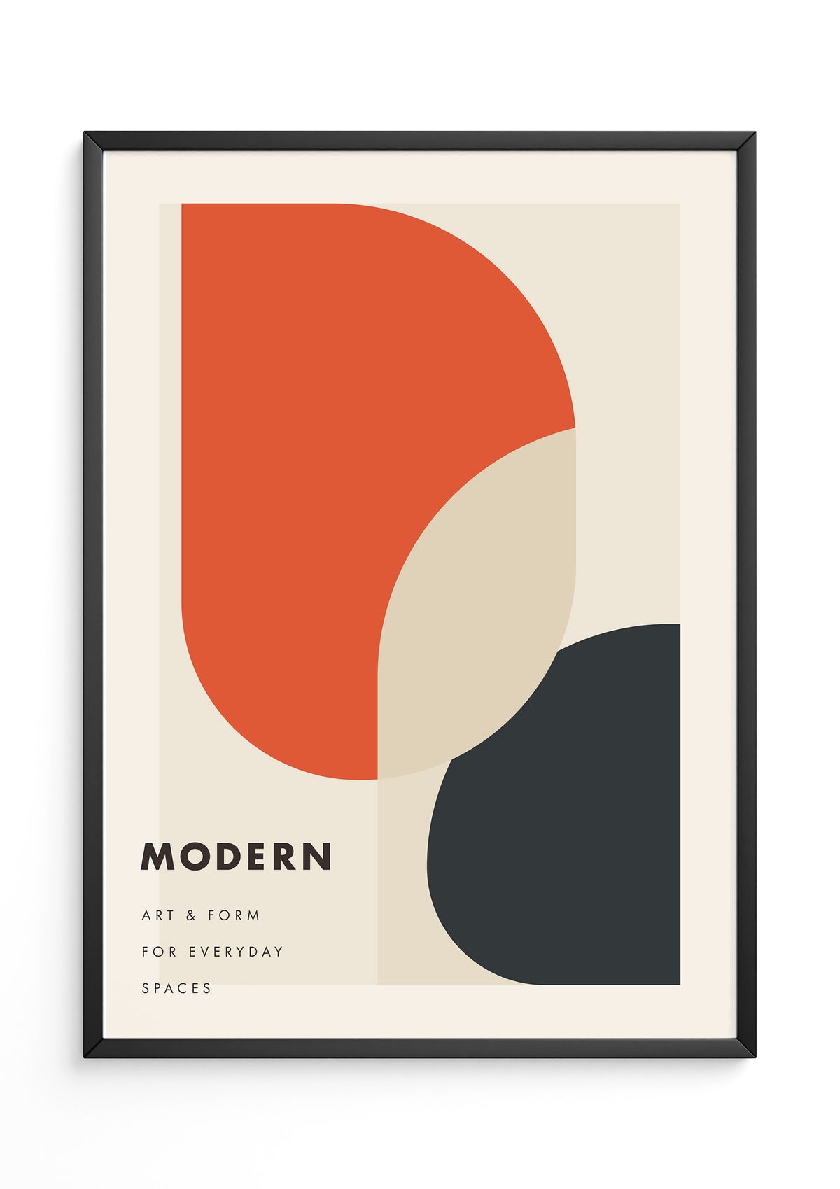 Modern Art & Form No.01｜ミッドセンチュリーモダンポスター