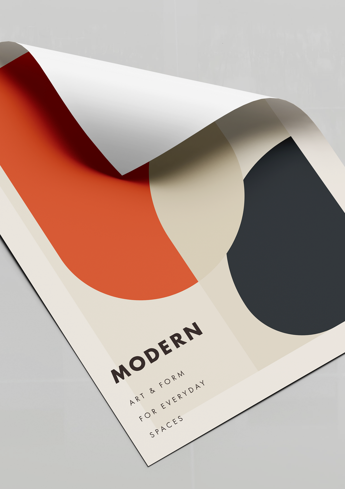 Modern Art & Form No.01｜ミッドセンチュリーモダンポスター
